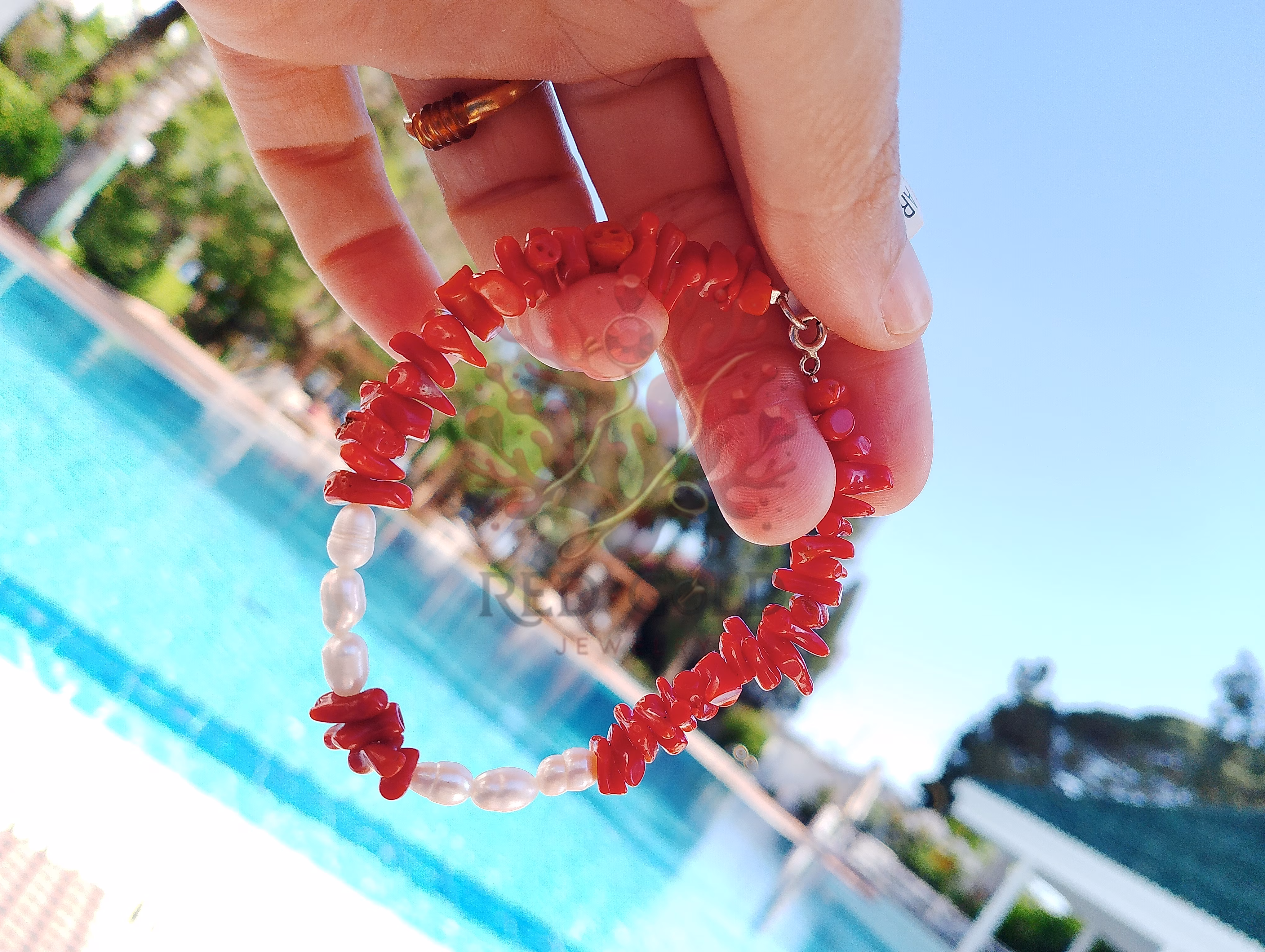 سوار مرجان طبيعي B-06