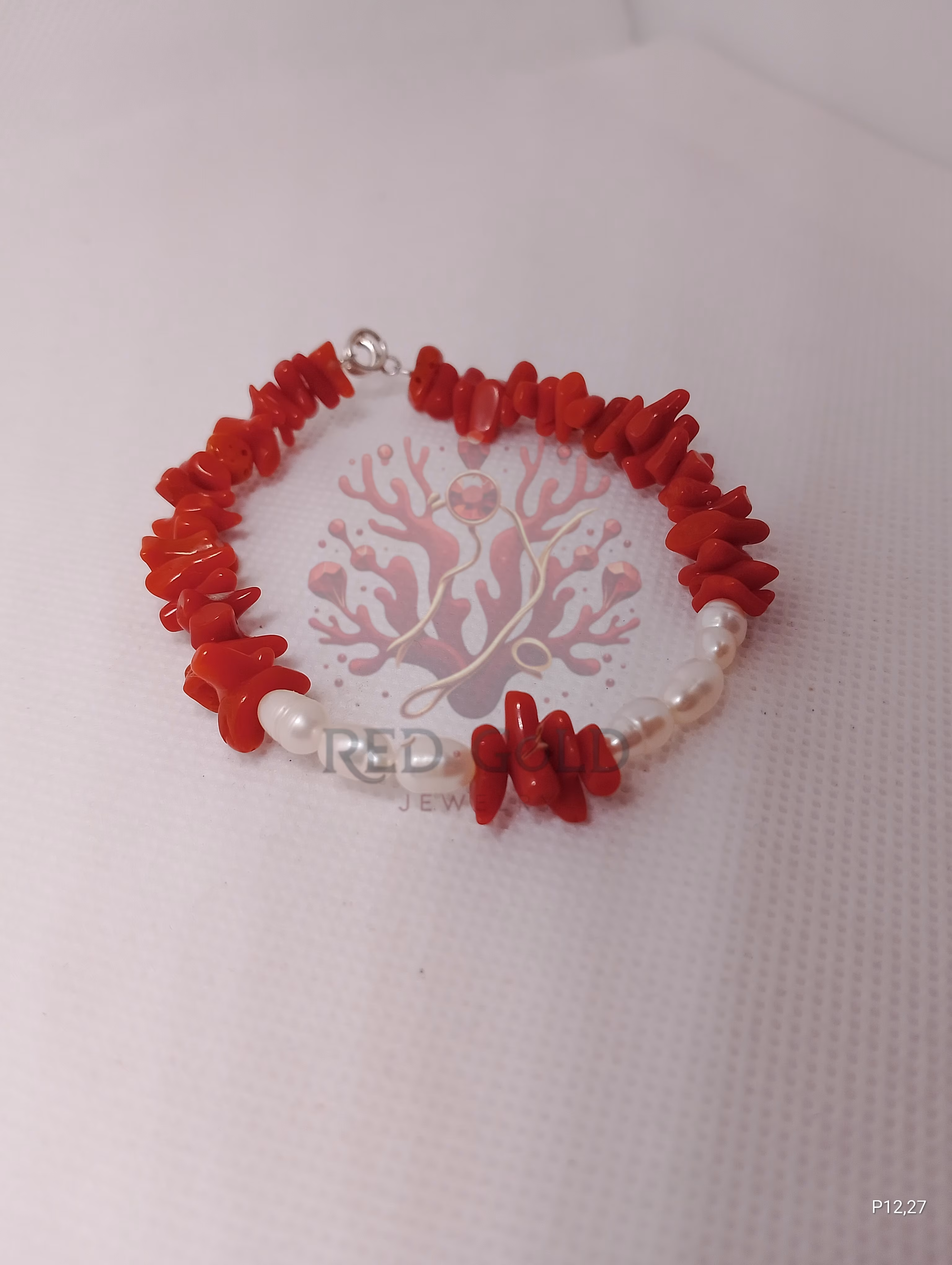 Bracciale in corallo naturale B-06 - miniature 2