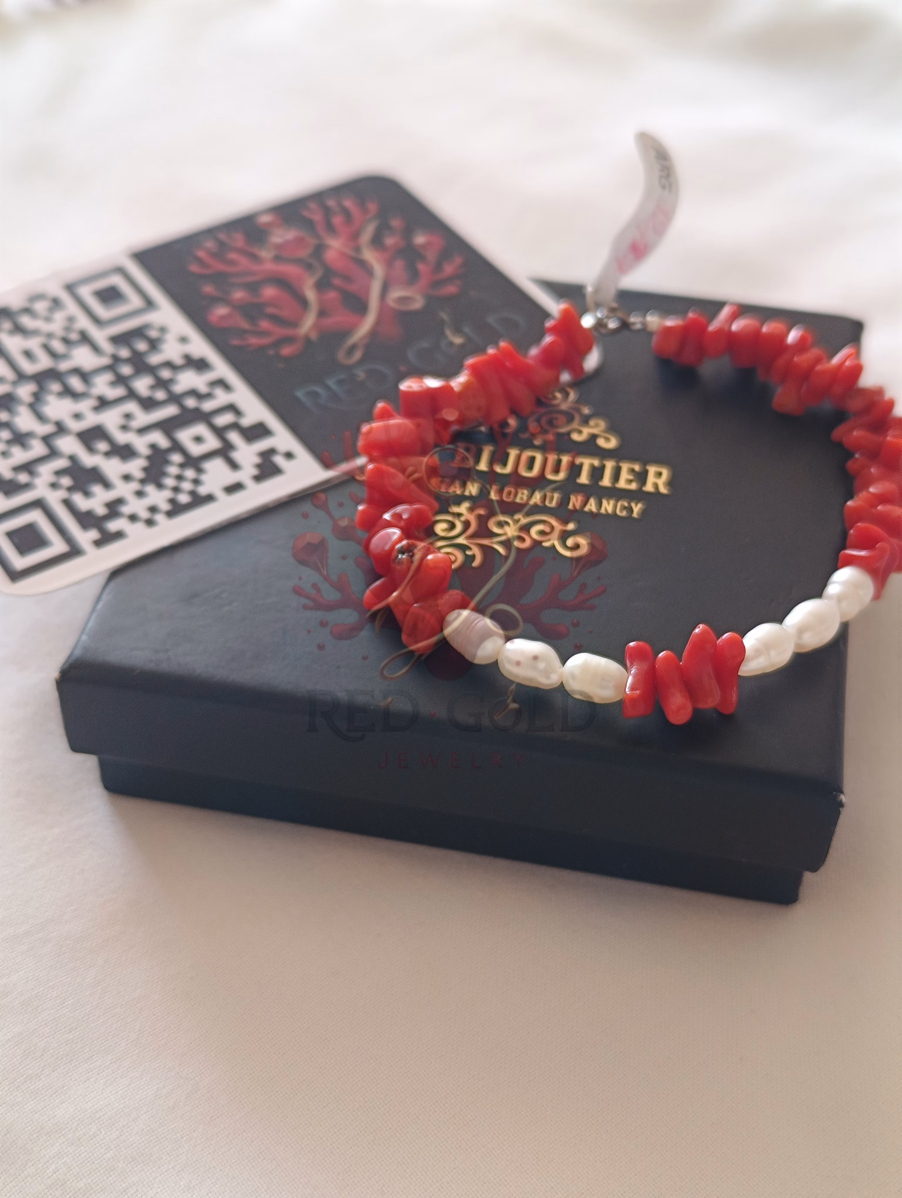 Bracciale in corallo naturale B-06 - miniature 3