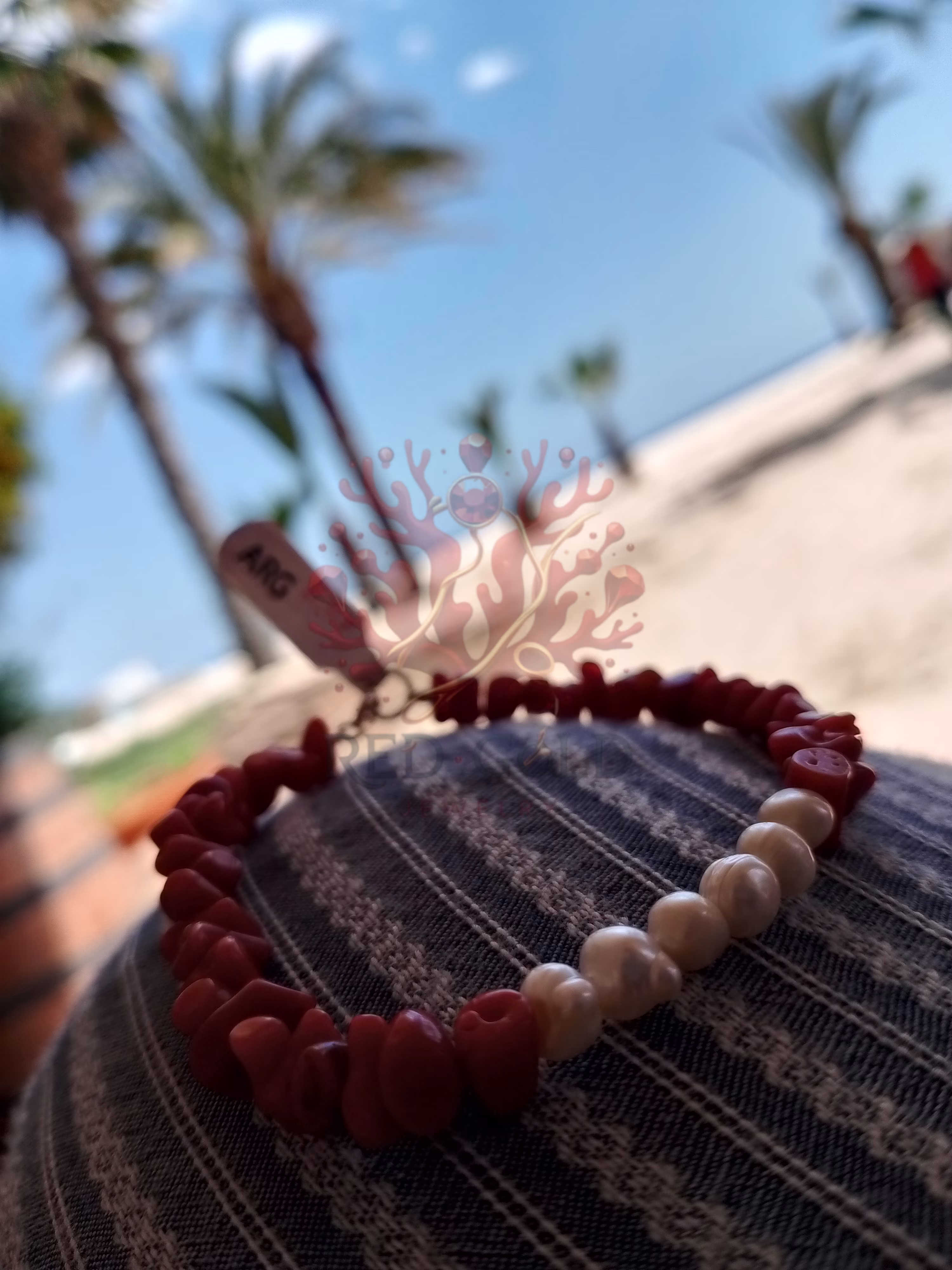 سوار مرجان طبيعي B-04