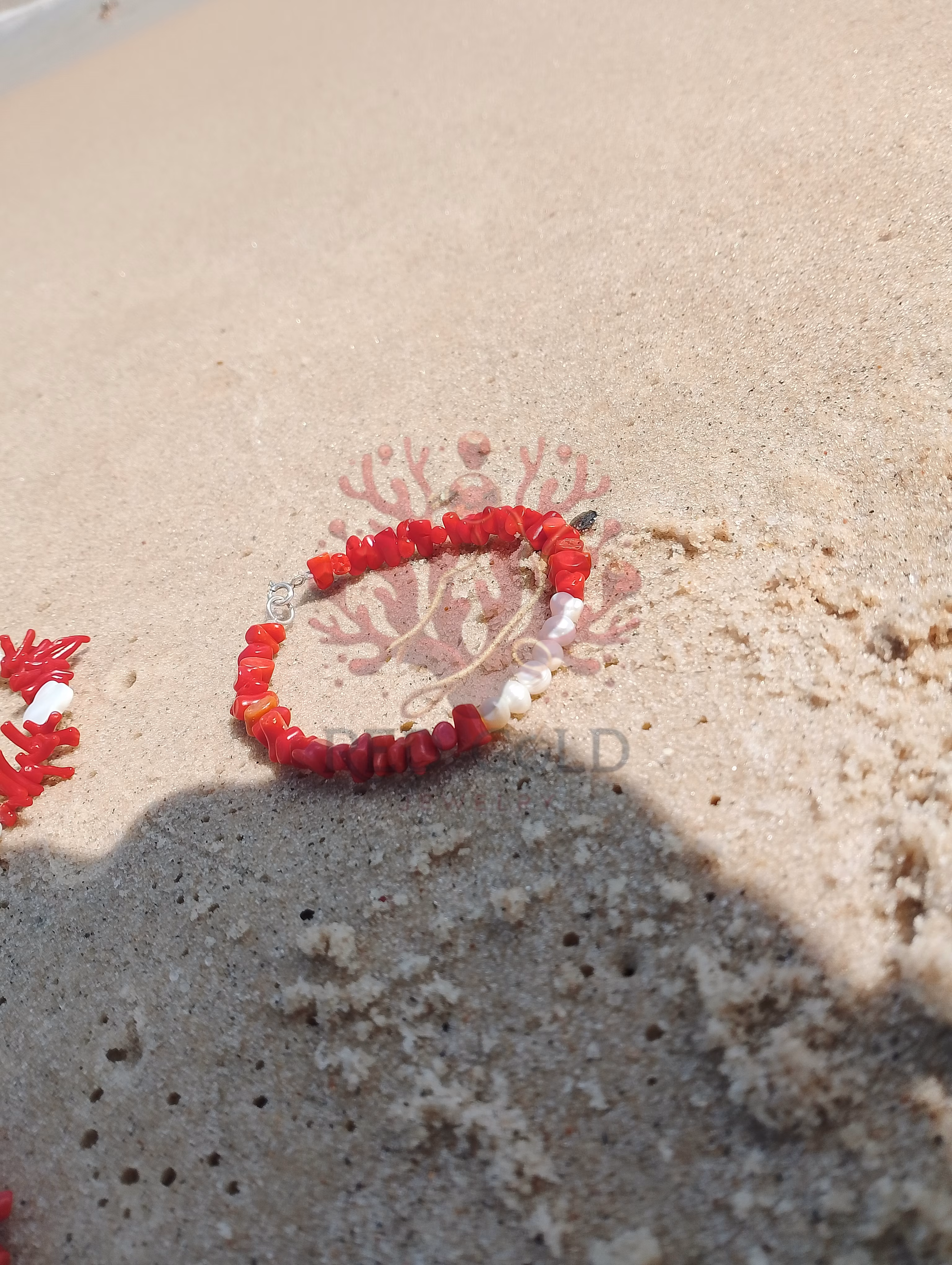 Bracciale in corallo naturale B-04 - miniature 3
