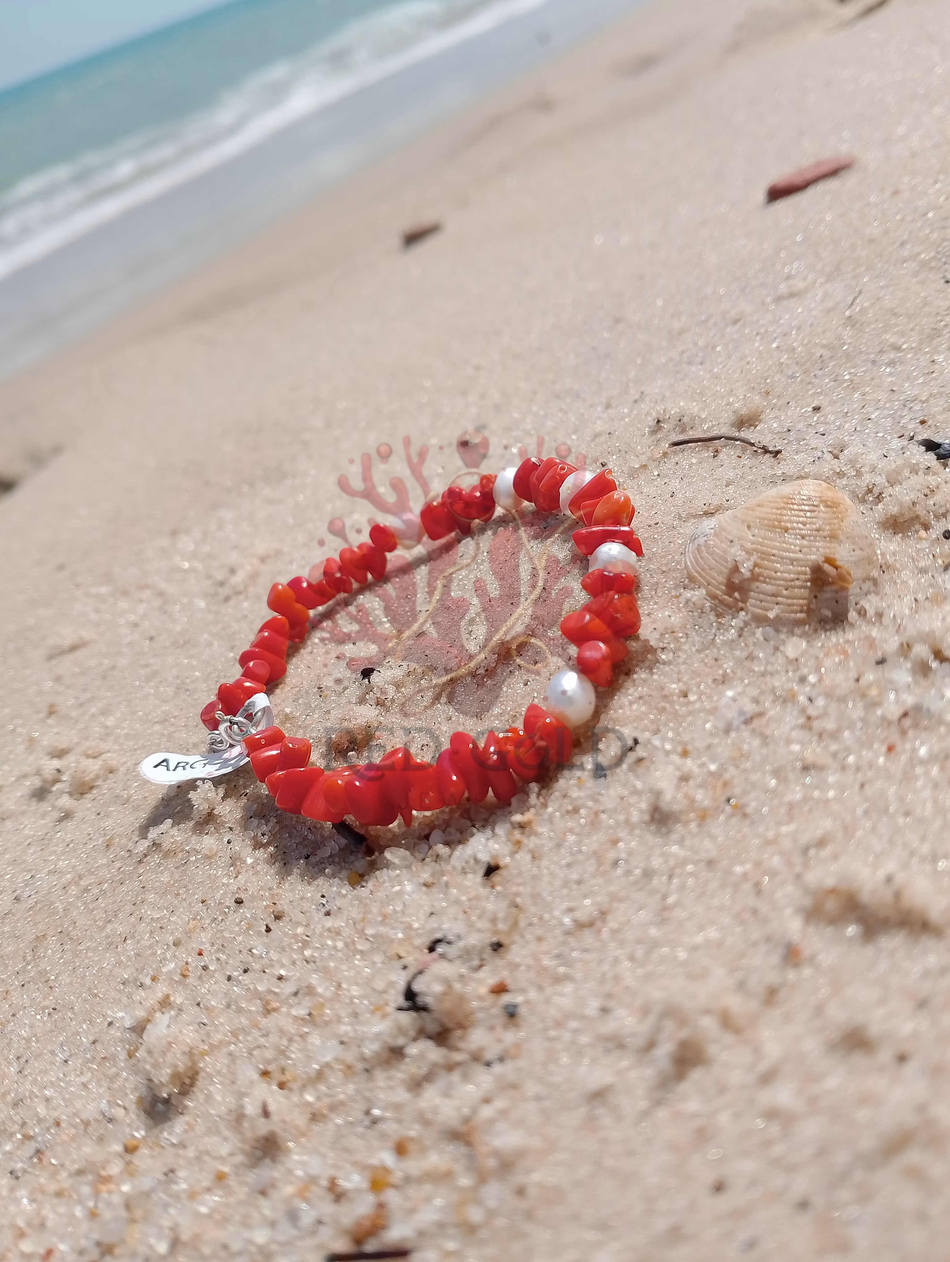 Bracciale in corallo naturale B-05 - miniature 3