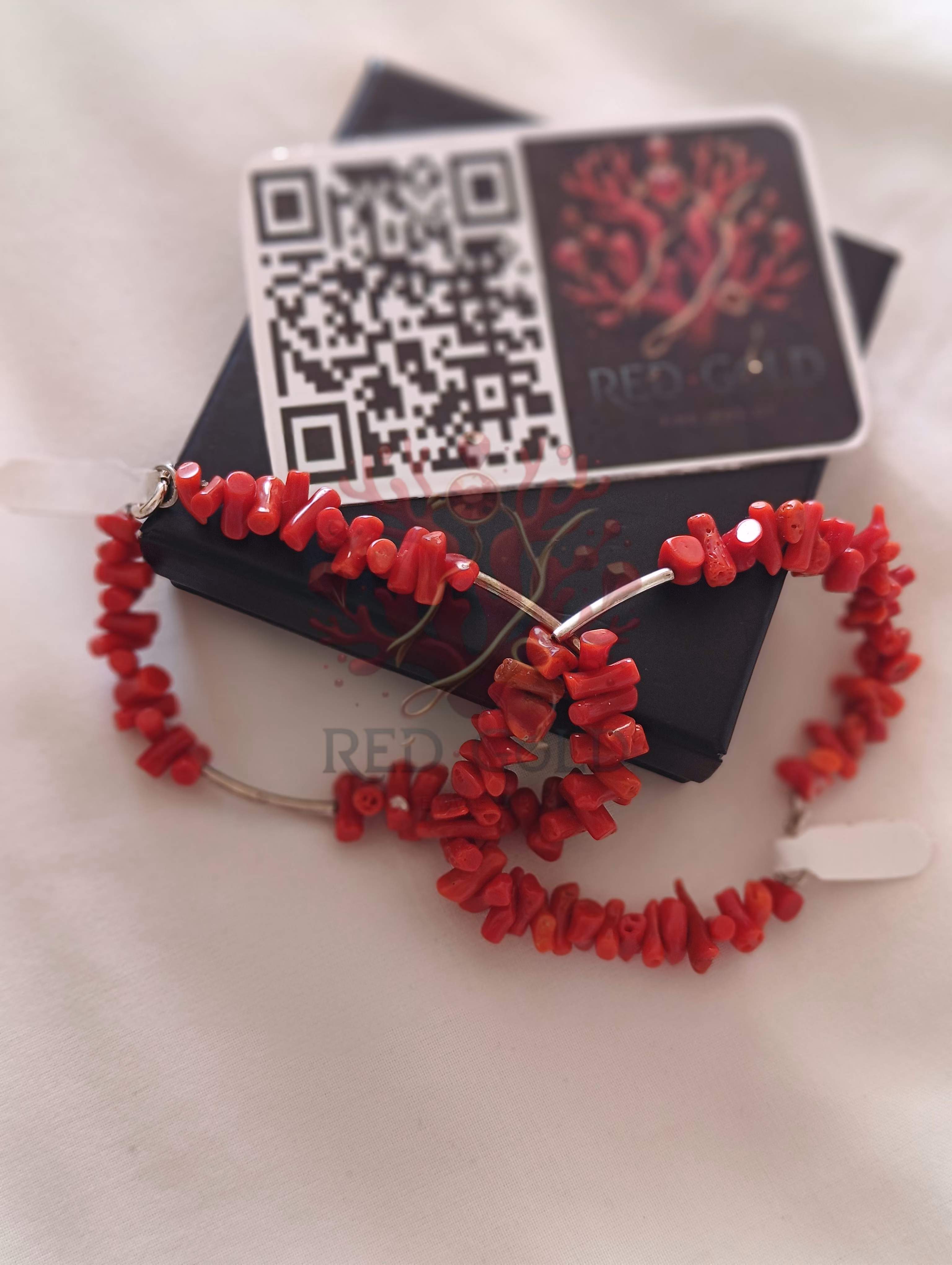 Bracciale in corallo rosso naturale B-07 - miniature 6