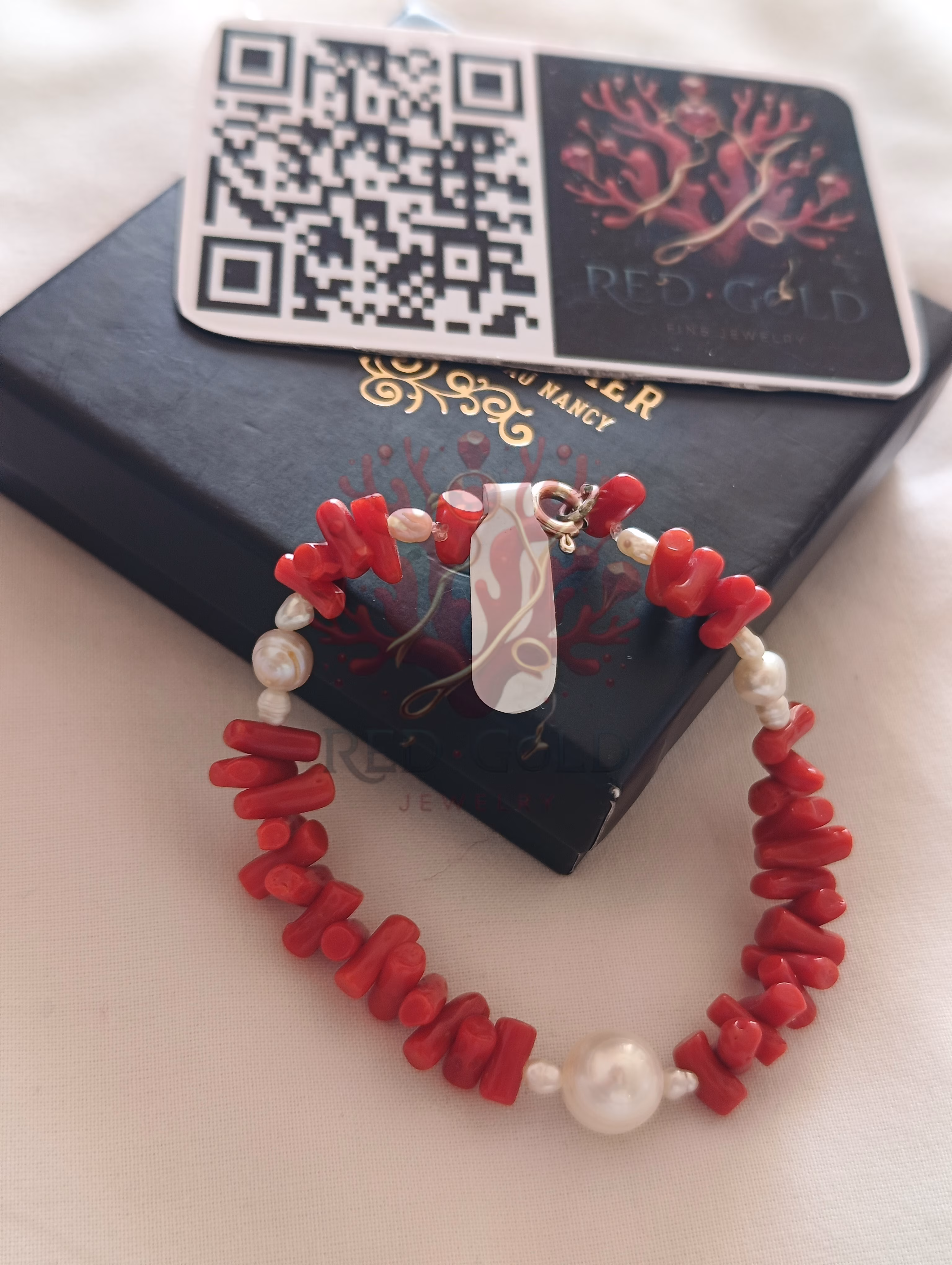 Bracciale in corallo naturale B-01 - miniature 3