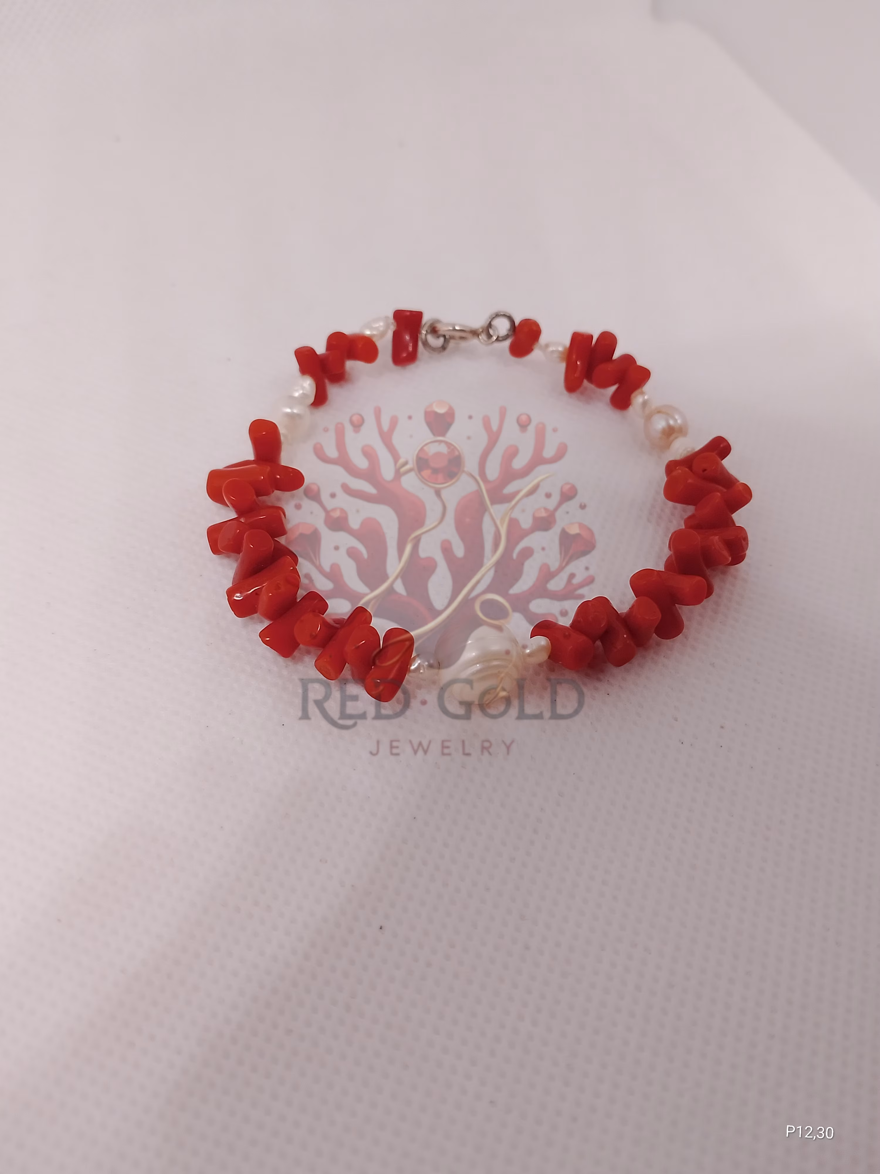 Bracciale in corallo naturale B-01 - miniature 4